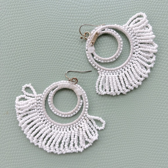 J Crew Beaded Earrings - Excellent Condition - Picture 1 of 3